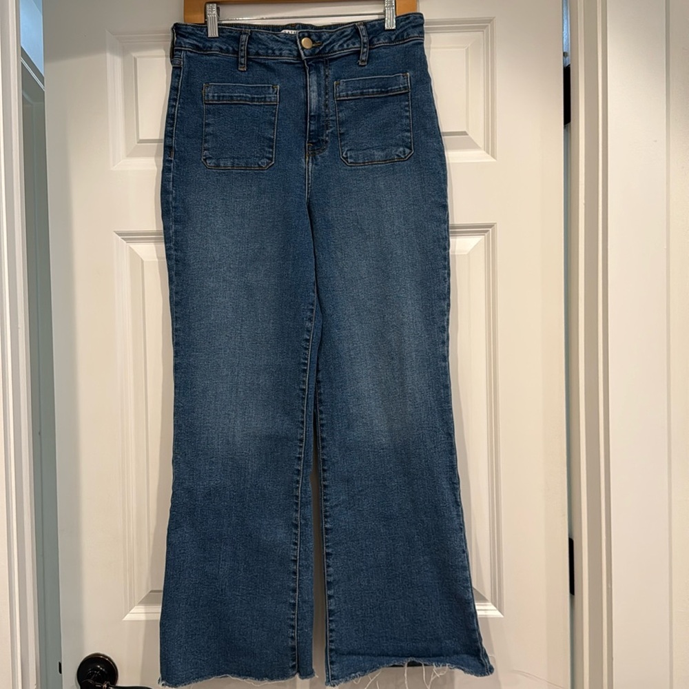 Bagatelle Patch Pocket Wide Leg Jeans size 30